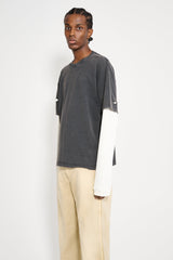 Stockholm Surfboard Club Back Logo Layered T-shirt Black