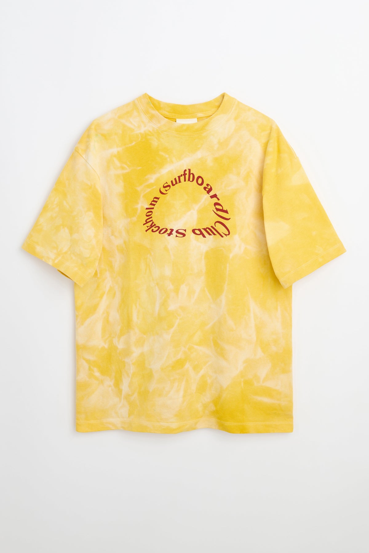 Stockholm Surfboard Club For TRÈS BIEN Dyed T-shirt Yellow
