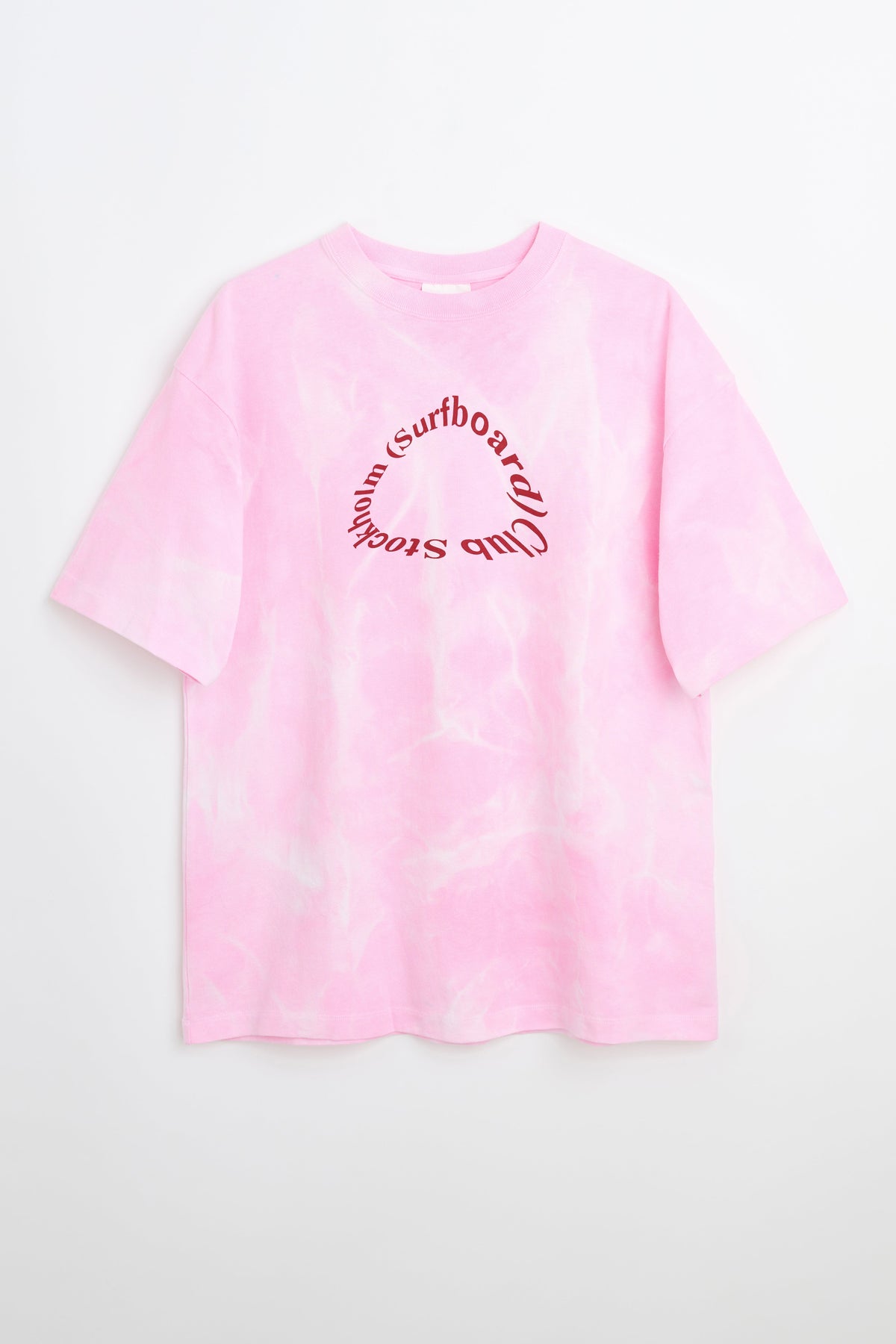 Stockholm Surfboard Club For TRÈS BIEN Dyed T-shirt Pink