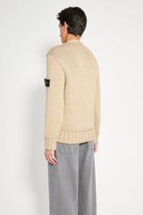 Stone Island Knitted Sweater Biscuit