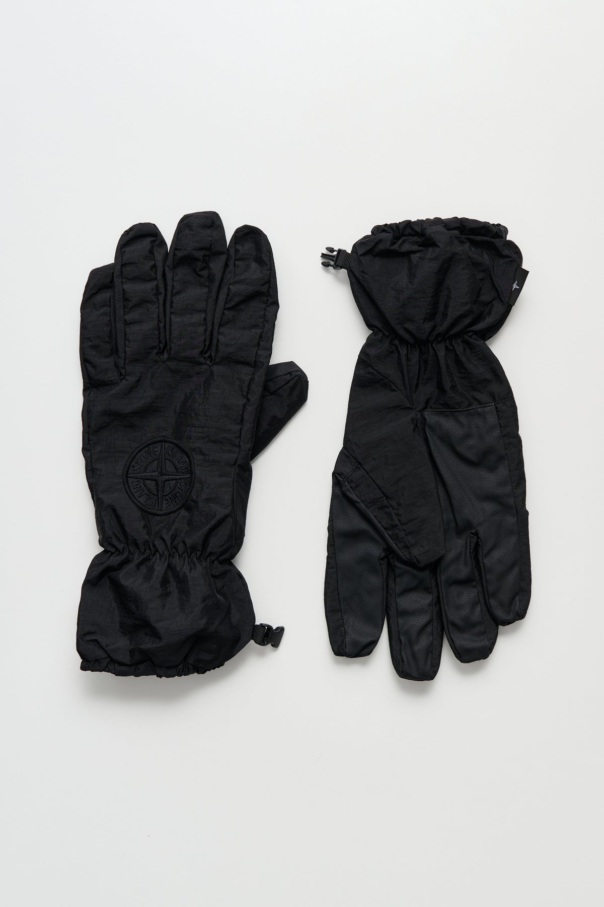 Stone Island Nylon Gloves Black