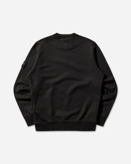 Men's Organic Cotton Fleece Crewneck Sweatshirt Black