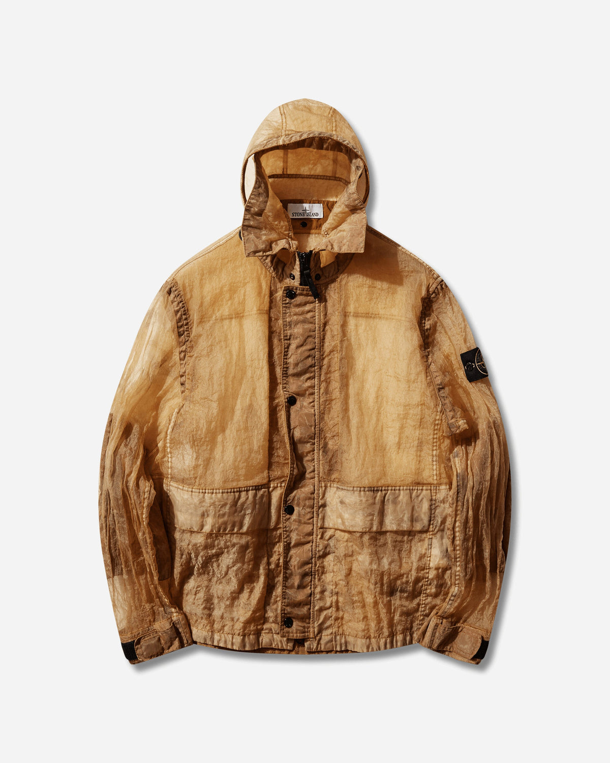 Men's Faded Camo Monofilament-OVD Jacket Tangerine
