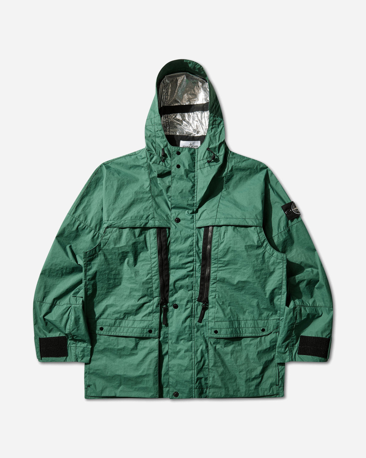Men's Metal Lamina Ripstop Heat Reactive Hooded Jacket Malachite