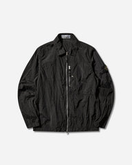 Men's Nylon Metal Overshirt Black