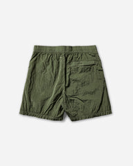 Men's Nylon Metal Swim Shorts Military Green
