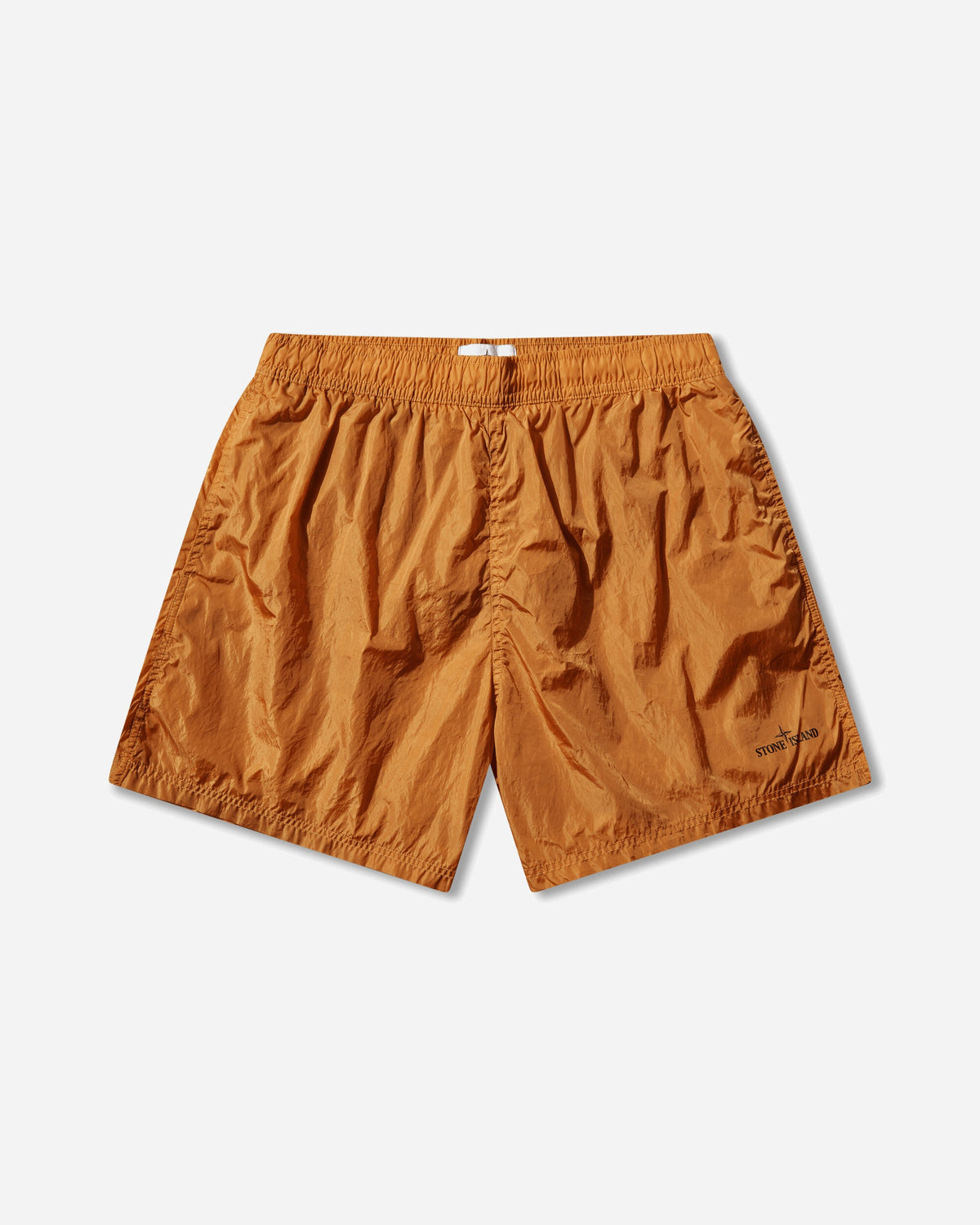 Men's Nylon Metal Swim Shorts Orange