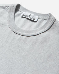 Men's Combed Organic Cotton Jersey Reflective Garment Lamination T-Shirt Sky Blue
