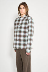 Stüssy June Plaid Shirt Bone