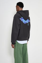 Stüssy Basic Diamond Zip Hood Black