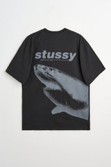 Stüssy Shark Pigment Dyed Tee Faded Black