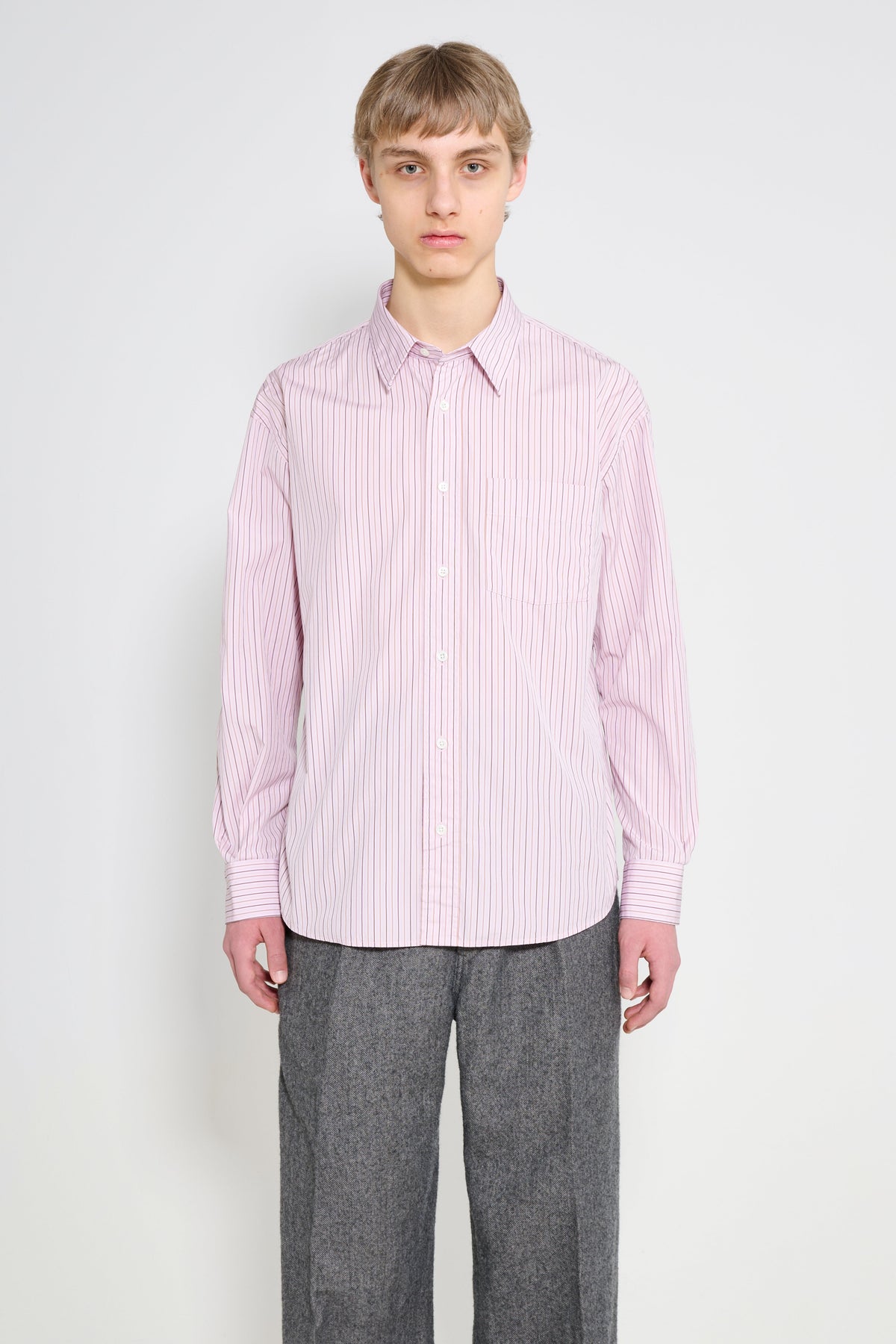 Sunflower New Base Shirt Pink Stripe
