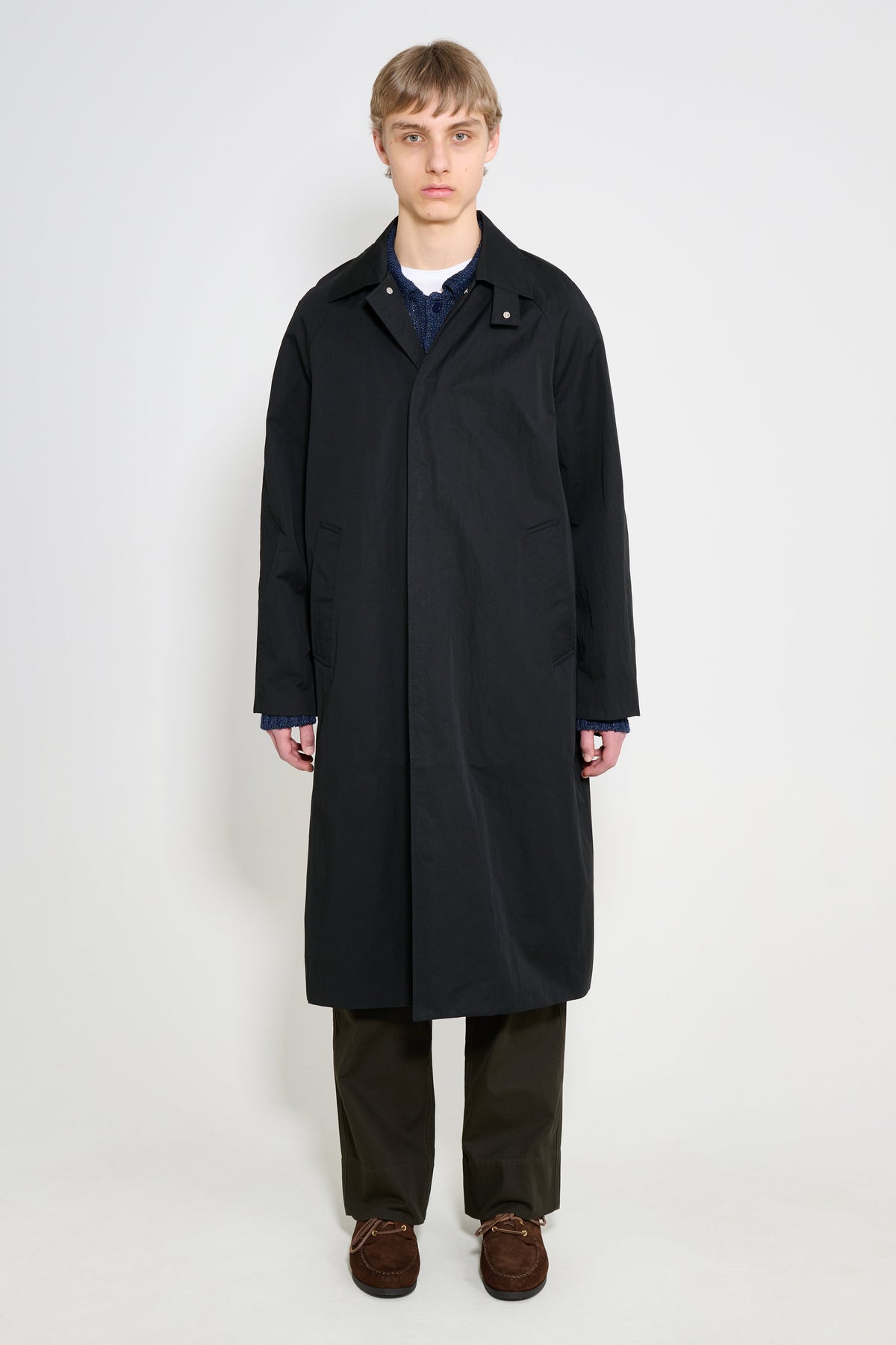 Sunflower Raglan Coat Black