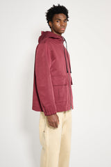 TRES BIEN ATELJÉ Cropped Parka Burgundy