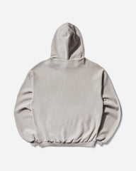 Lasered Masked Hoodie Light Grey