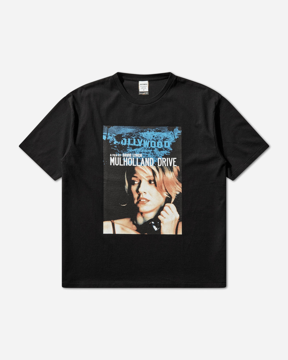 Men's Mulholland Drive Washed Heavy Weight T-Shirt (Type-2) Black