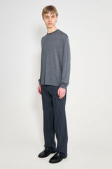 Wales Bonner London Trouser Navy / Ivory / Rust