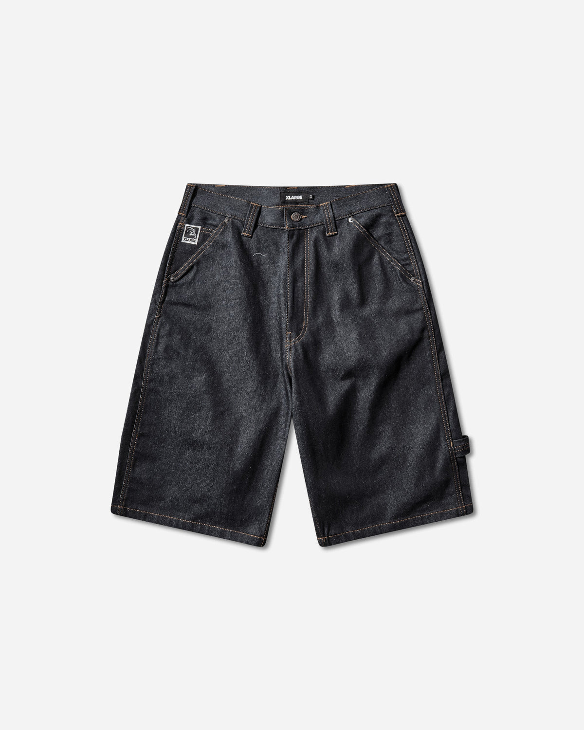 Men's Cut Out XL Loose Shorts Indigo