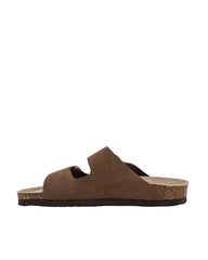 GENUINS HAWAII NUBUCK SANDAL DARK BROWN