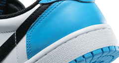 Nike Air Jordan 1 Low Black Dark Powder Blue Women's