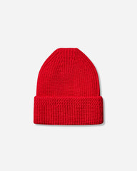 Knit Wool Beanie Red